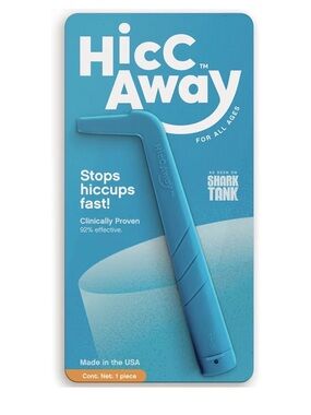 HiccAway Hiccup Relief Tool in Blue